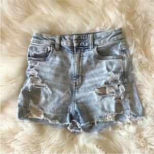 American Eagle Next Level Distressed Jean Shorts